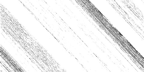 Obraz premium Abstract texture grunge made of diagonal streaks and distressed lines, black ink on a white background. grunge scratch patterns, chaotic linear noise. dirty monochrome pattern of the old worn surface.