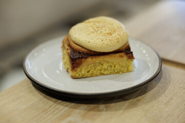 Cake on Plate