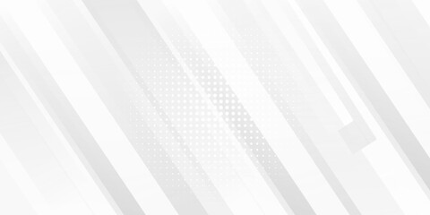 Obraz premium Abstract white square shape with futuristic concept background. Vector eps10