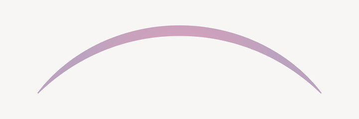 Gradient pink arch divider clipart vector