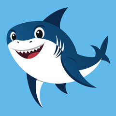 Shark cartoon character