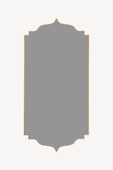 Mosque shape frame, Diwali festival design vector