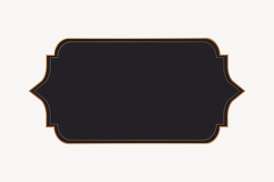 Mosque shape frame, Diwali festival design vector