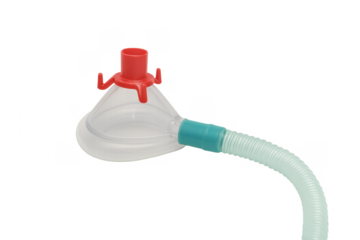 Anesthesia mask connecting tube providing medical respiratory support