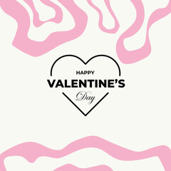 Happy Valentines Day templates for social media posts, cover, poster, banners, marketing, sales promotion and card design. Vector backgrounds.