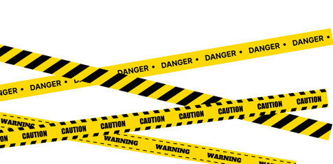crime scene tape . police line background . yellow caution tape . caution tape on a white background