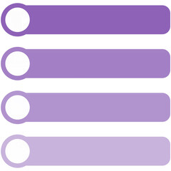 Modern lilac infographic elements for data visualization