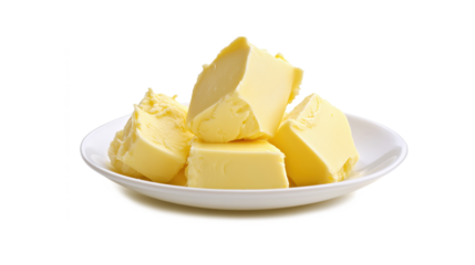 Butter in a plate 