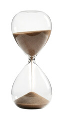 Hourglass with sand transparent background cutout png