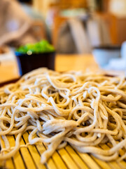 香り立つ打ちたて新そば