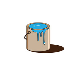 paint bucket vector illustration