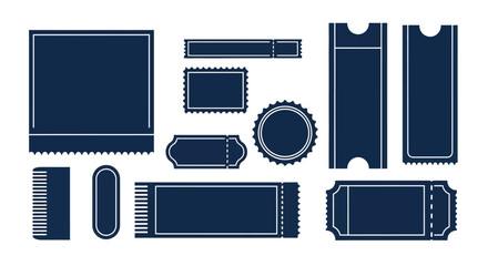 Create stunning ticket designs with this versatile template collection