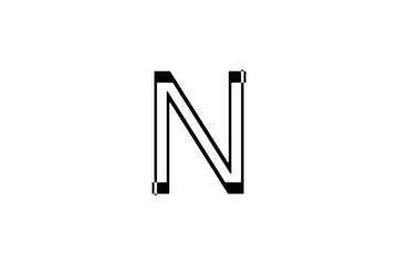 Nexus Reflections: Mirrored Monograms & Symmetrical Typography for Modern Branding