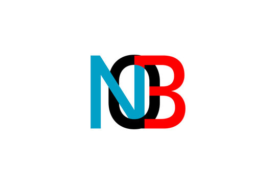 ONB Letter Logo Design: Circle Linked Uppercase Monogram for Technology, Business, Real Estate Branding