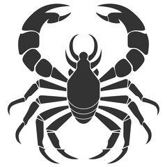 Scorpio Illustration: A powerful, stylized representation of the Scorpio zodiac sign, symbolizing intensity, passion, and transformation. 
