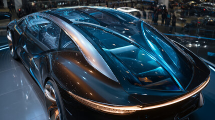 Experience futuristic elegance with this sleek concept car, a vision of automotive innovation, showcasing dynamic design and luxury appeal for the modern driver