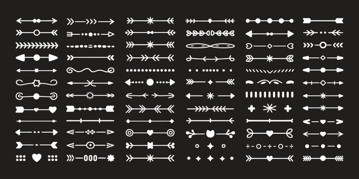 set of eighty vintage decorative text dividers and page rules, isolated for use in invitations, classic layouts, editorial design, branding, and sophisticated print or digital projects.