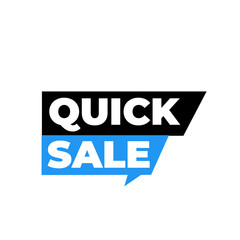 Quick sale png, fast offer badge, sharp promo label, trendy layout design, ecommerce ready download