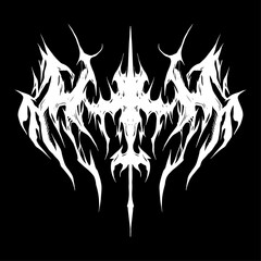 Tribal Gothic Style Vector Design