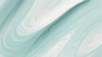 Abstract Light Green and White Swirls Background.