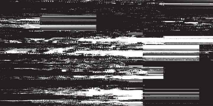 Crisp Horizontal Line Interference Glitch Texture Simulating Broken LCD Screen Display
