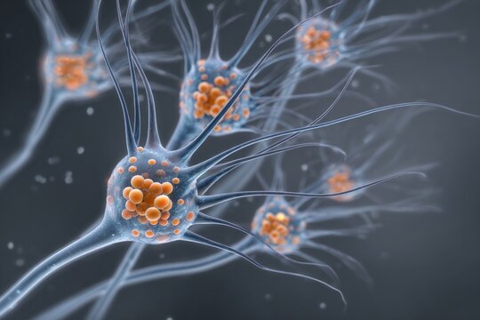 Carbon Dioxide Sensing Neurons: Illustrate neurons responsible for sensing carbon dioxide levels and initiating respiratory responses.
