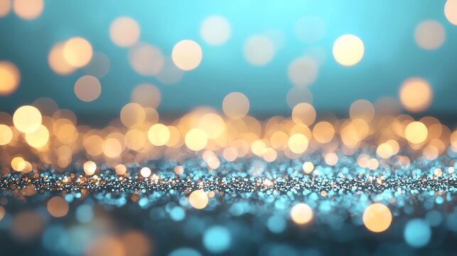 Soft shimmering trail across misty horizon, sparkle, gentle radiant path