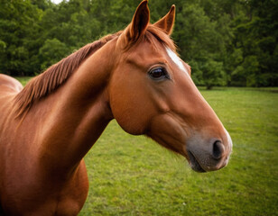Naklejka premium portrait of a horse