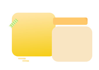 vector illustration of a yellow folder