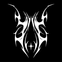 Tribal Gothic Style Vector Design