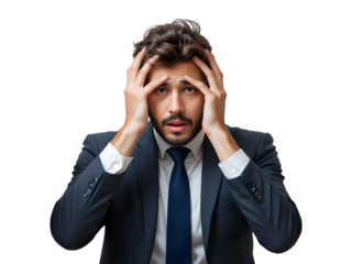 Gen Z Working Burnout Teamwork Activities isolated on a transparent background Hardwork Reports Financial 
