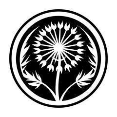 Glyph Style Dandelion Symbols 
