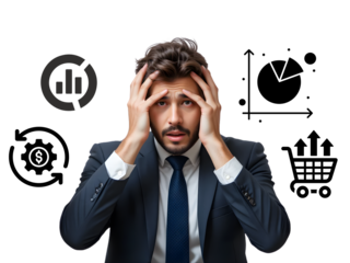 Gen Z Working Burnout Teamwork Activities isolated on a transparent background Hardwork Reports Financial 