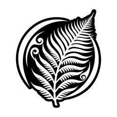 Glyph Style Fern Logos 
