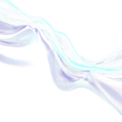 Naklejka premium Abstract Wavy Pattern with Iridescent Colors