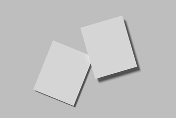 Profesional Polaroid Blank Mockup