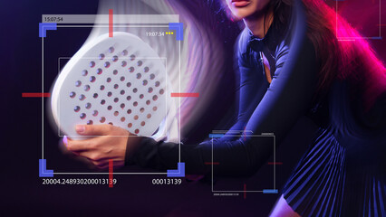 Modern technology meets fashion during a high-energy photoshoot in a studio