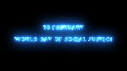 international day recognizing the need to promote social justice, which includes efforts to tackle issues includes efforts to tackle issues such as poverty, gender equality. Vector illustration.