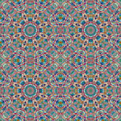 Seamless geometric mandala pattern, perfect for background, textile and decorative design.