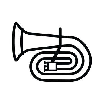 Euphonium musical instrument icon