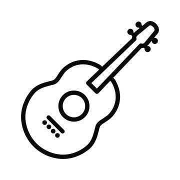 Ukulele musical instrument icon