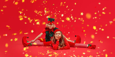 Obraz premium Playful Elf Squad