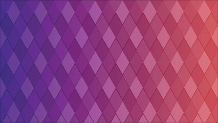 Gradient diamond pattern in purple and reddish hues