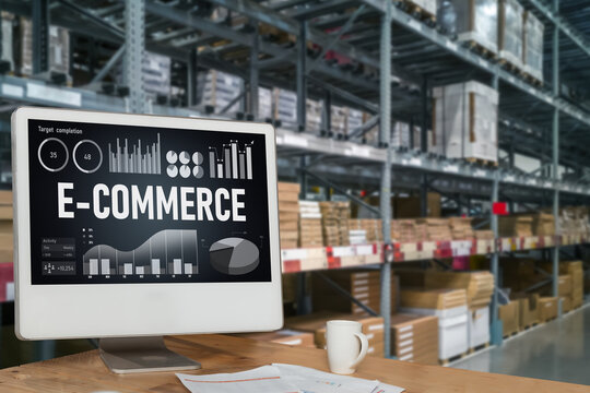 E-commerce data software provide modish dashboard for sale analysis to the online retail business - Powered by Adobe