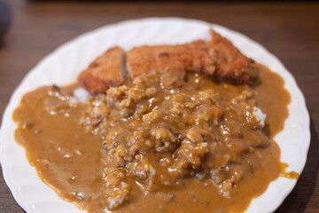 美味しそうなカツカレ