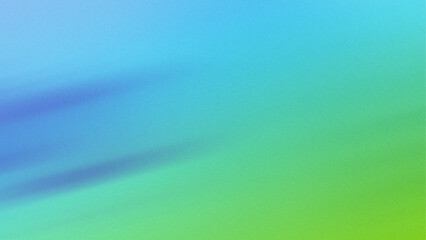 Blue green gradient background with noise texture and subtle waves.