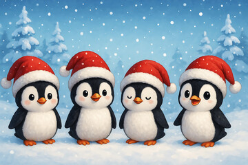 Excited cartoon reindeer with a red nose and falling santa hat