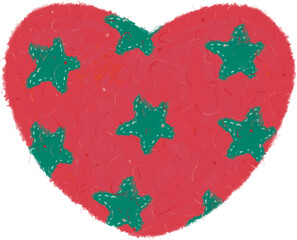 Cute heart illustration