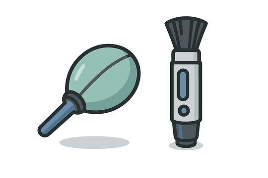 Essential tools for camera maintenance dust blower and cleaning brush set
