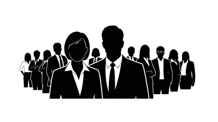 Professional Corporate Teamwork and Leadership Concept for Business Growth and Success